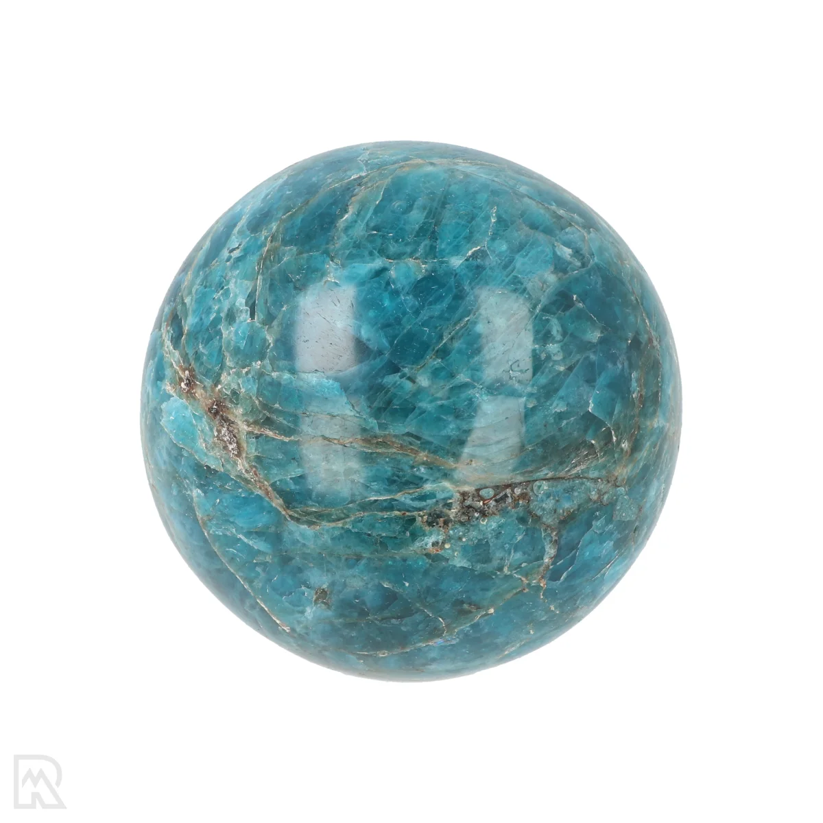 Blauwe Apatiet Bol 1 Blauwe Apatiet Bol uit Madagaskar met artikelnummer 21214