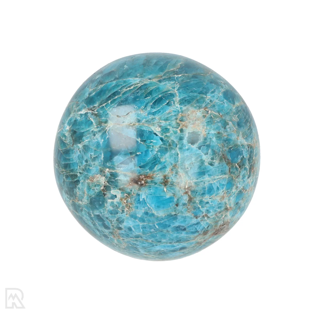 Blauwe Apatiet Bol 3 Blauwe Apatiet Bol uit Madagaskar met artikelnummer 21214