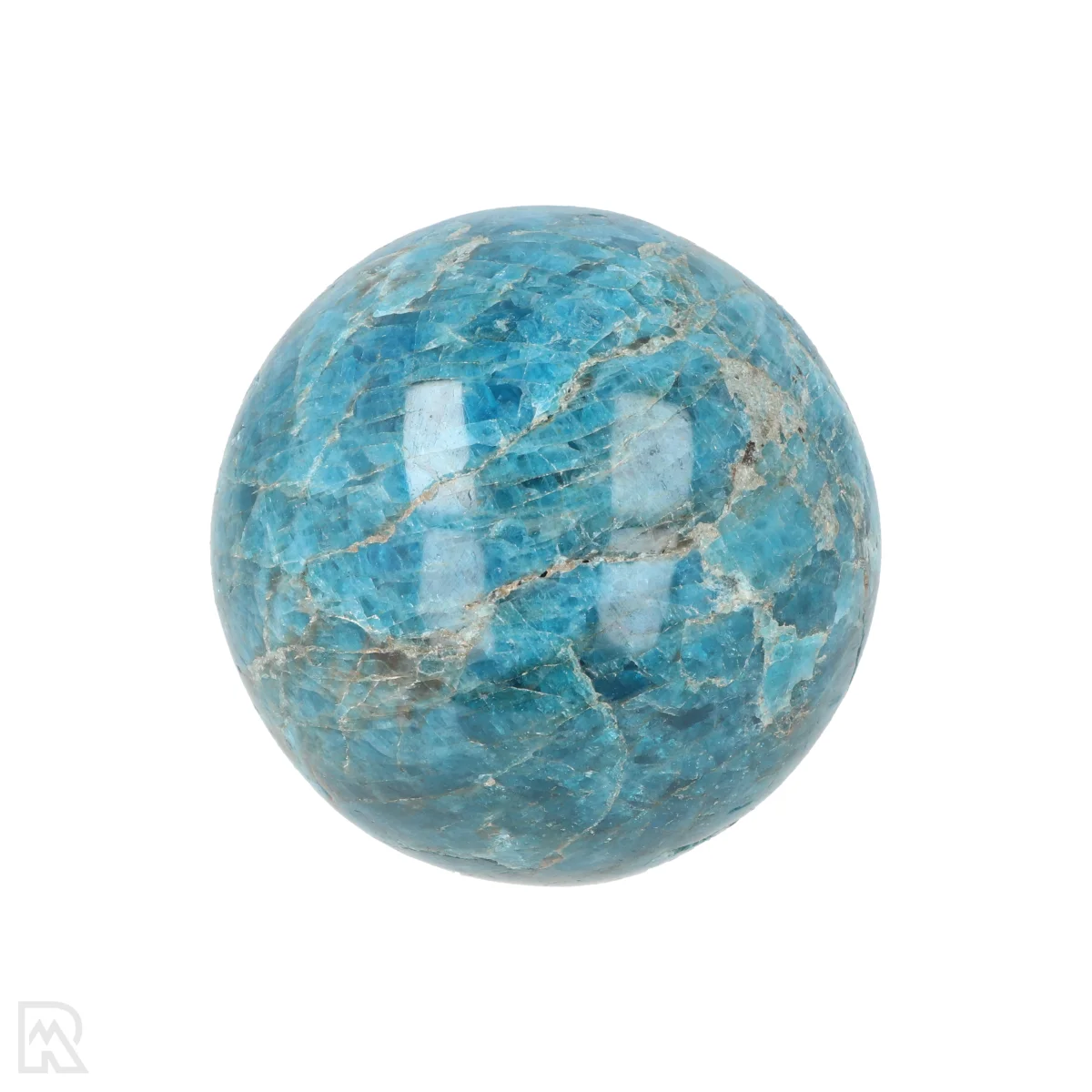 Blauwe Apatiet Bol 1 Blauwe Apatiet Bol uit Madagaskar met artikelnummer 21215