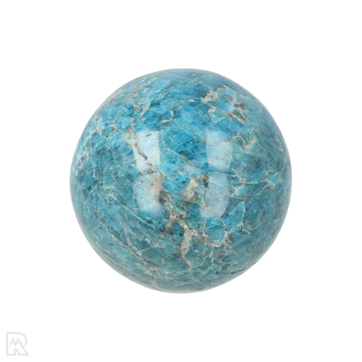 Blauwe Apatiet Bol 3 Blauwe Apatiet Bol uit Madagaskar met artikelnummer 21215