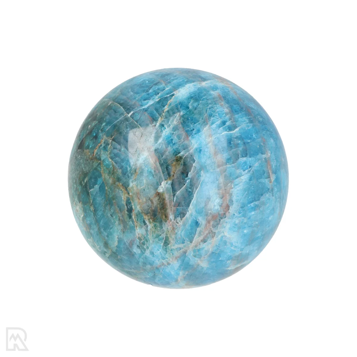 Blauwe Apatiet Bol 1 Blauwe Apatiet Bol uit Madagaskar met artikelnummer 21216