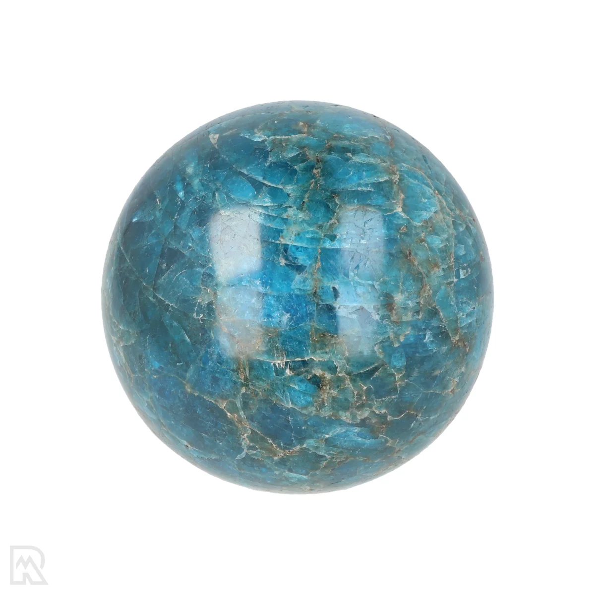 Blauwe Apatiet Bol 3 Blauwe Apatiet Bol uit Madagaskar met artikelnummer 21219