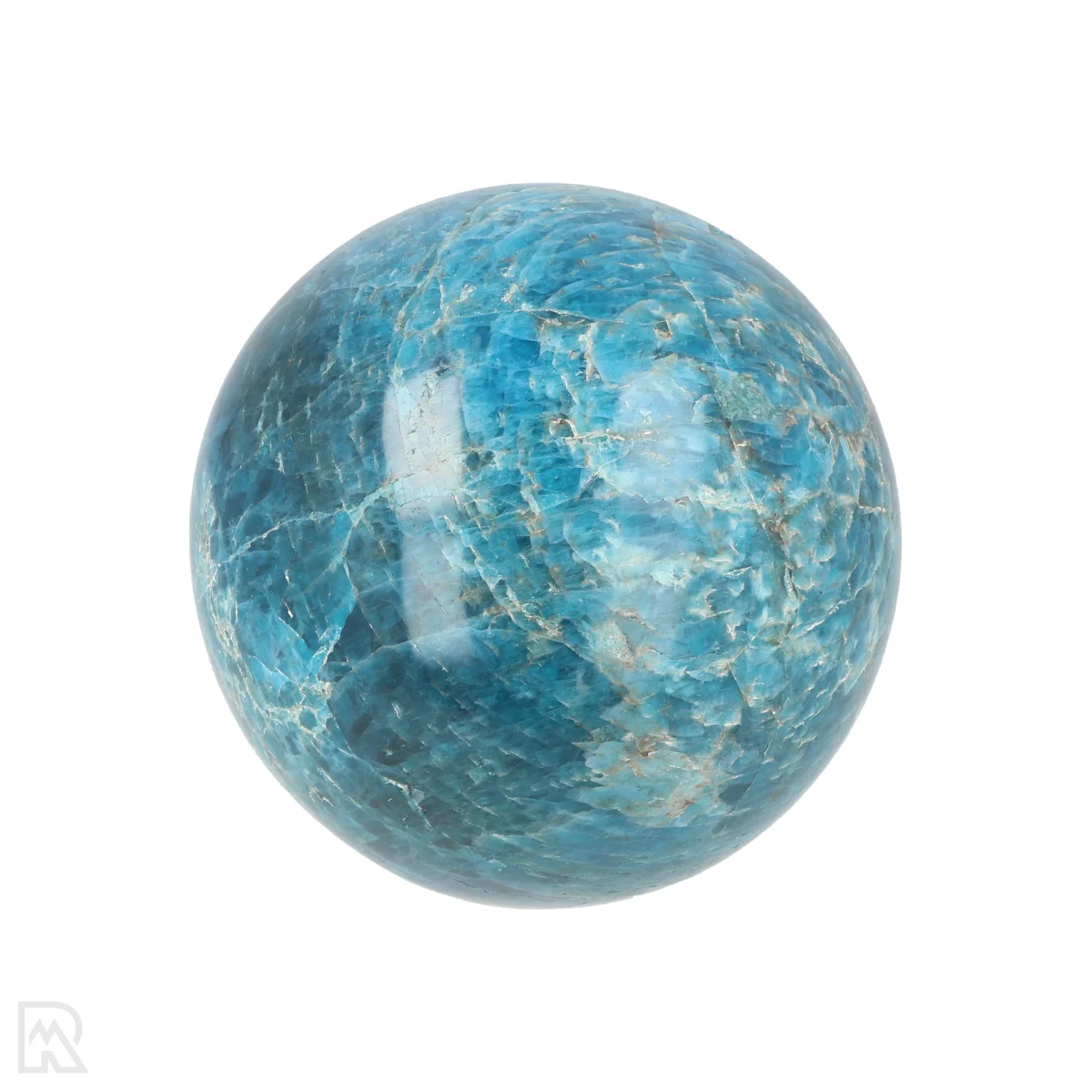 Blauwe Apatiet Bol 3 Blauwe Apatiet Bol uit Madagaskar met artikelnummer 21220