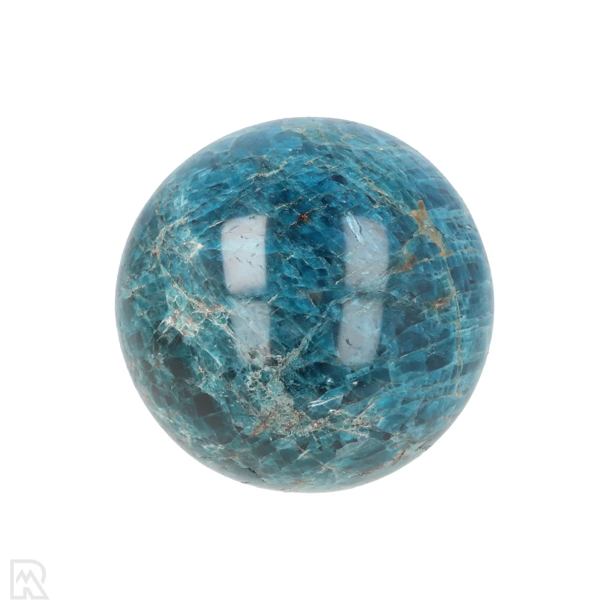 Blauwe Apatiet Bol 1 Blauwe Apatiet Bol uit Madagaskar met artikelnummer 21221