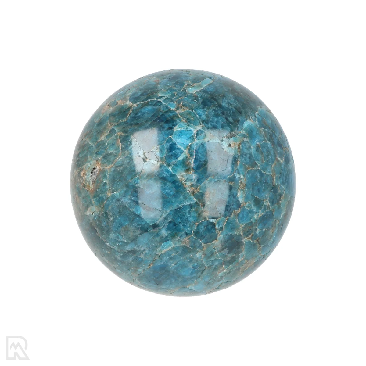 Blauwe Apatiet Bol 1 Blauwe Apatiet Bol uit Madagaskar met artikelnummer 21222