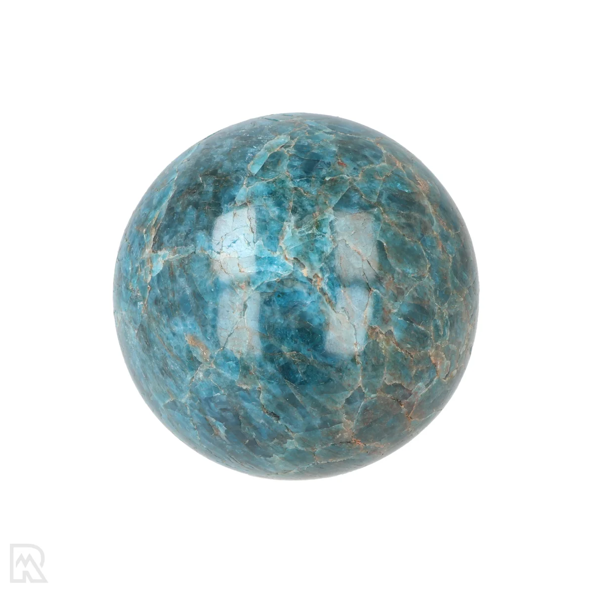 Blauwe Apatiet Bol 3 Blauwe Apatiet Bol uit Madagaskar met artikelnummer 21222