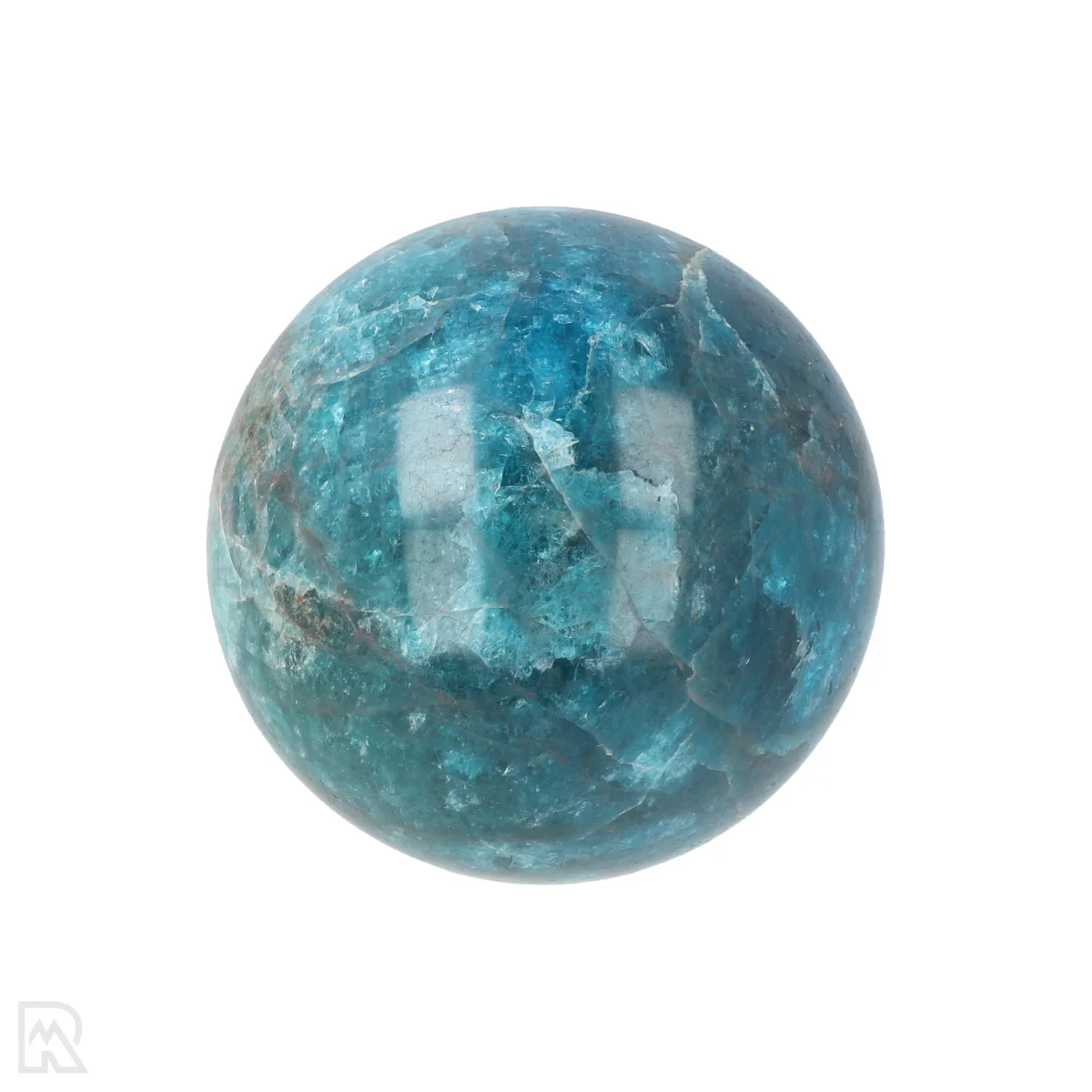 Blauwe Apatiet Bol 3 Blauwe Apatiet Bol uit Madagaskar met artikelnummer 21223