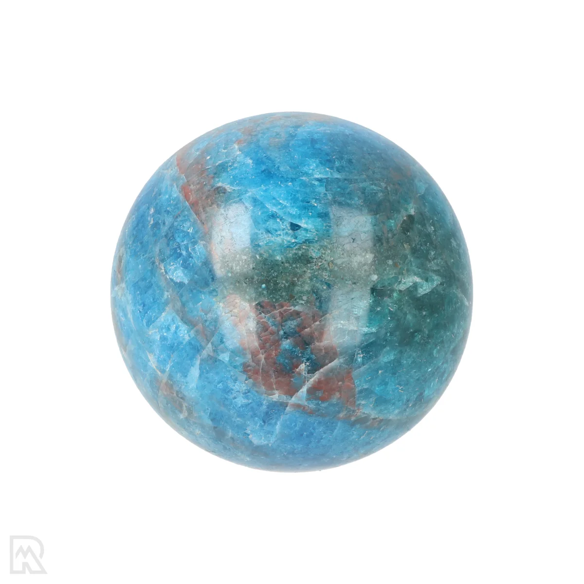 Blauwe Apatiet Bol 1 Blauwe Apatiet Bol uit Madagaskar met artikelnummer 21225