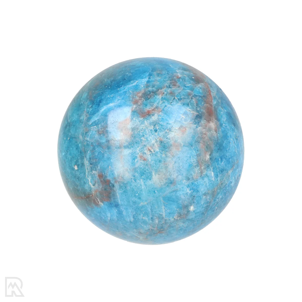 Blauwe Apatiet Bol 3 Blauwe Apatiet Bol uit Madagaskar met artikelnummer 21225