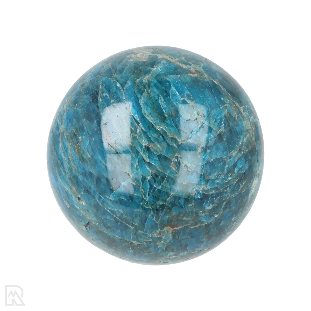 Blauwe Apatiet Bol 1 Blauwe Apatiet Bol uit Madagaskar met artikelnummer 21226