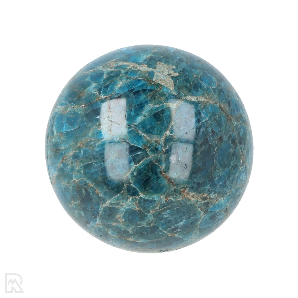 Blauwe Apatiet Bol 3 Blauwe Apatiet Bol uit Madagaskar met artikelnummer 21226