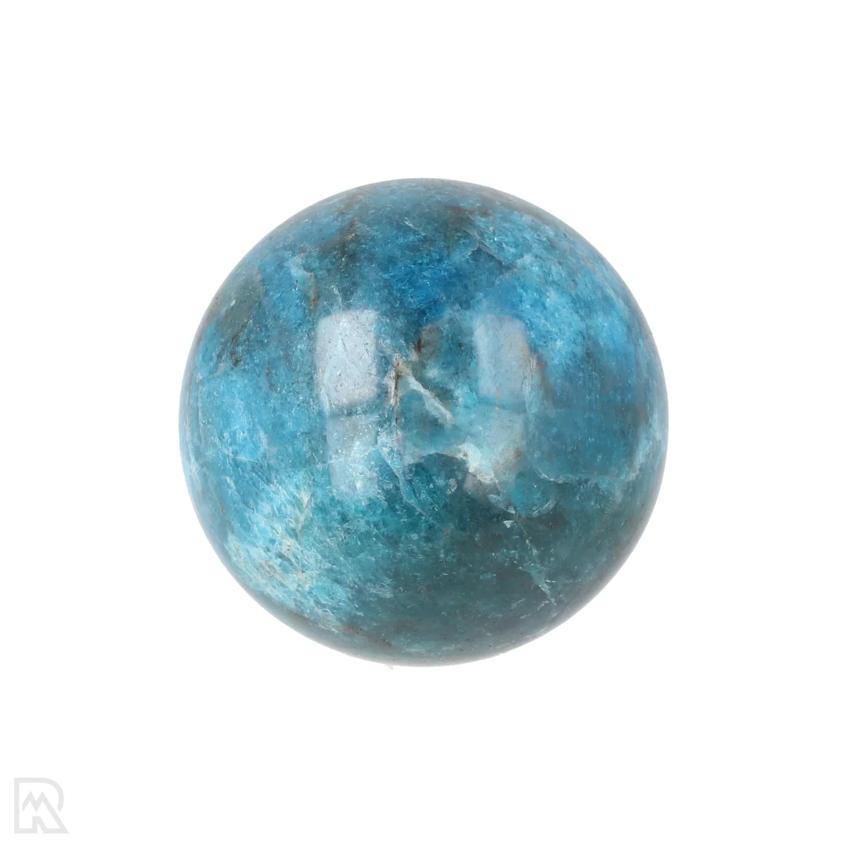 Blauwe Apatiet Bol 1 Blauwe Apatiet Bol uit Madagaskar met artikelnummer 21227