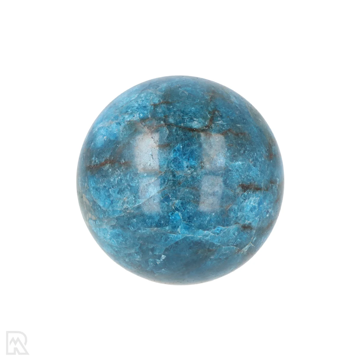 Blauwe Apatiet Bol 3 Blauwe Apatiet Bol uit Madagaskar met artikelnummer 21227