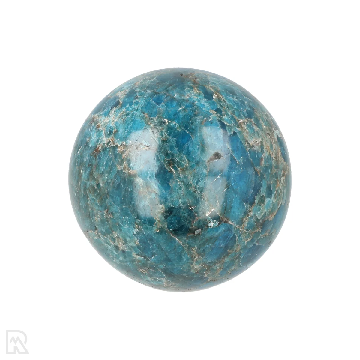 Blauwe Apatiet Bol 1 Blauwe Apatiet Bol uit Madagaskar met artikelnummer 21228