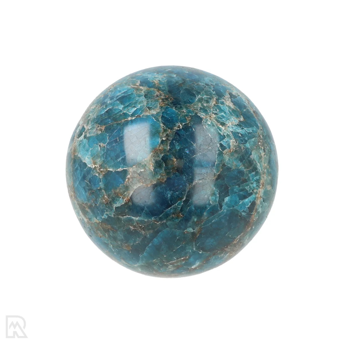 Blauwe Apatiet Bol 3 Blauwe Apatiet Bol uit Madagaskar met artikelnummer 21228