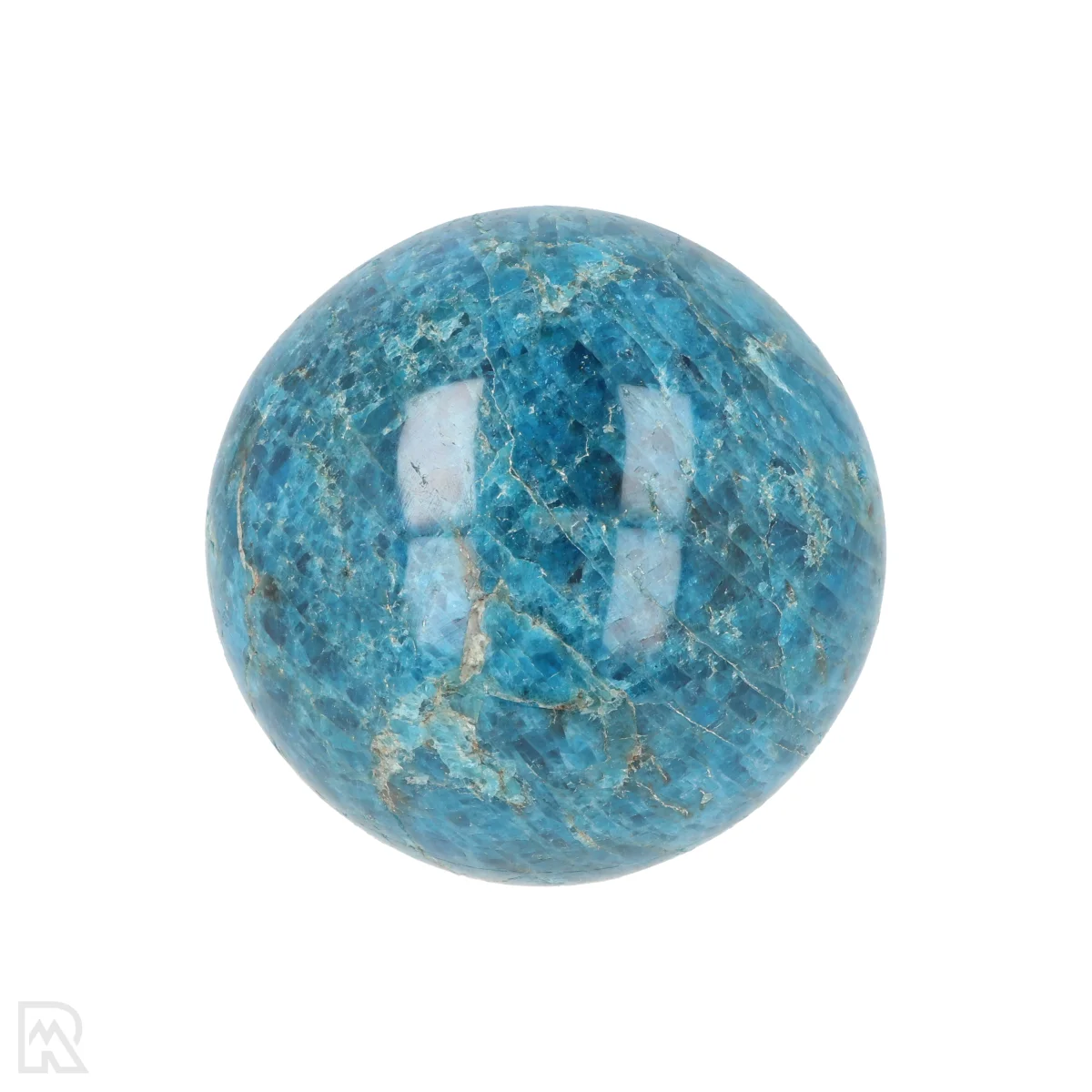 Blauwe Apatiet Bol 1 Blauwe Apatiet Bol uit Madagaskar met artikelnummer 21229