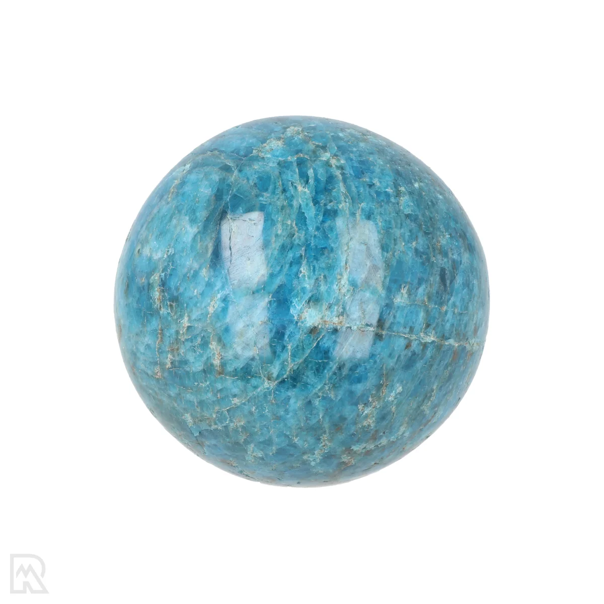 Blauwe Apatiet Bol 3 Blauwe Apatiet Bol uit Madagaskar met artikelnummer 21229