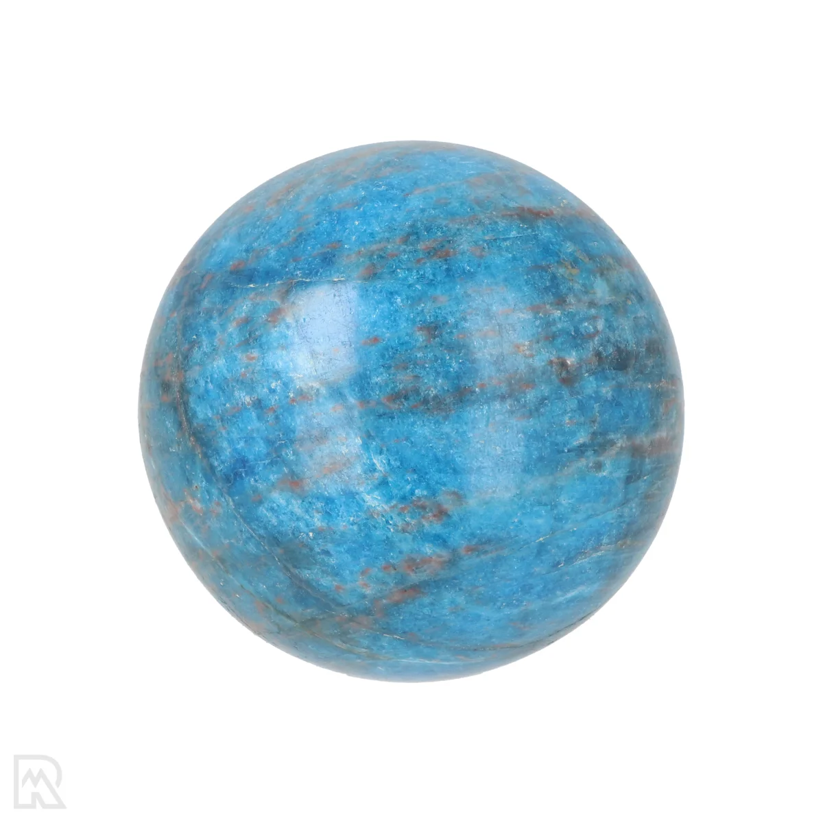 Blauwe Apatiet Bol 3 Blauwe Apatiet Bol uit Madagaskar met artikelnummer 21230