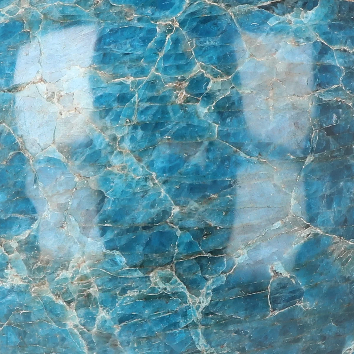 Blauwe Apatiet Bol 2 Blue Apatite Sphere from Madagascar with item number 21235