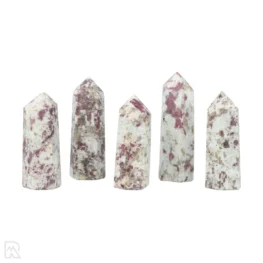 Rosa Turmalin in Quarzspitzen Madagaskar