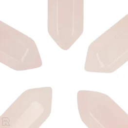 Rozenkwarts Dubbeleinder Hanger uit China met artikelnummer 4297