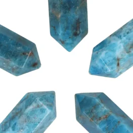 Blauwe Apatiet Dubbeleinder Hanger uit China met artikelnummer 4299