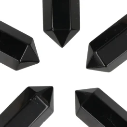 Zwarte Toermalijn Dubbeleinder Hanger uit China met artikelnummer 4300