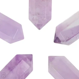 Lichte Amethist Dubbeleinder Hanger uit China met artikelnummer 4301