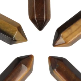 Tijgeroog Dubbeleinder Hanger uit China met artikelnummer 4306