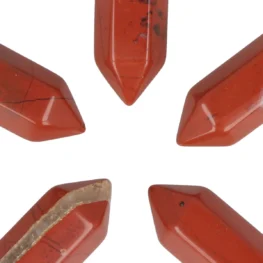 Doppelter Schmetterlingsanhänger aus rotem Jaspis aus China mit der Artikelnummer 4311