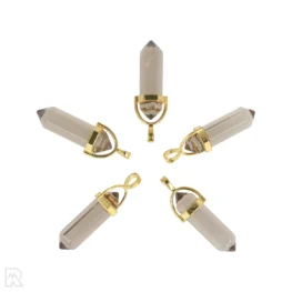 Rauchquarz Double Butterfly Anhänger aus China mit der Artikelnummer 4316