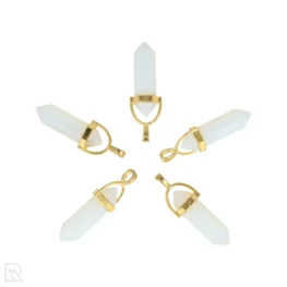 Opalite Double Butterfly Pendant from China with item number 4317