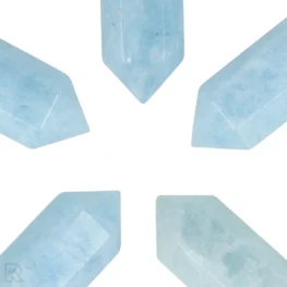 Aquamarijn Dubbeleinder Hanger uit China met artikelnummer 4326