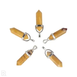 Mookaiet Jaspis Dubbeleinder Hanger uit China met artikelnummer 5716