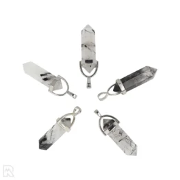 Toermalijnkwarts Dubbeleinder Hanger uit China met artikelnummer 5996