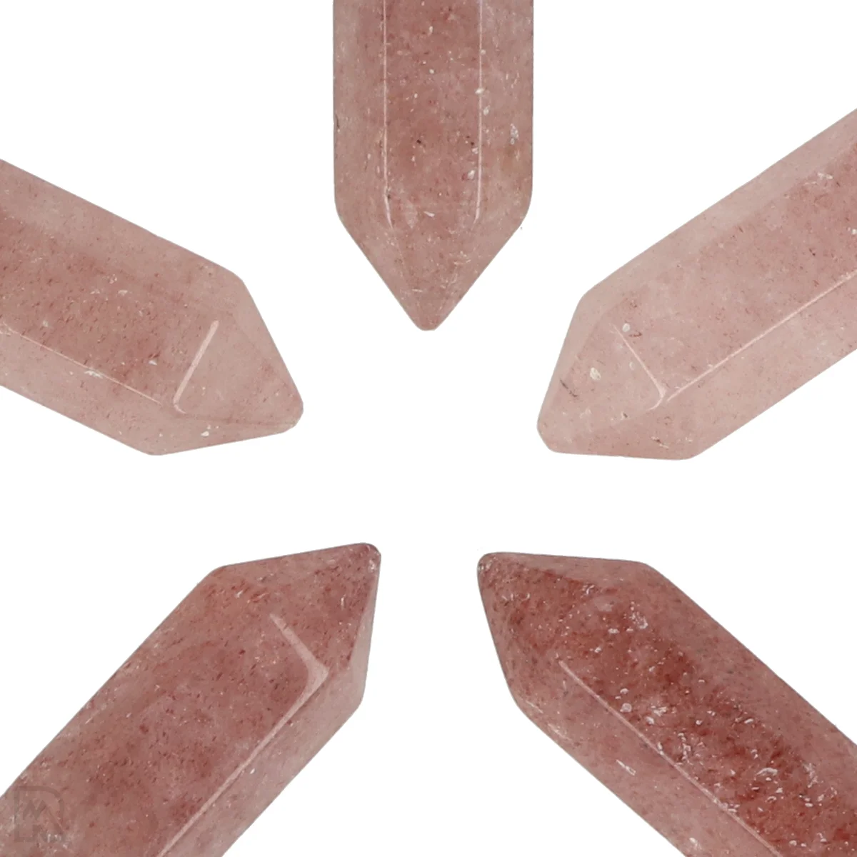 Aardbeienkwarts Dubbeleinder Hanger | Zilverkleurig - 3,2 cm 2 Aardbeienkwarts Dubbeleinder Hanger uit China met artikelnummer 5998