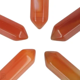 Carneool Dubbeleinder Hanger uit China met artikelnummer 6180