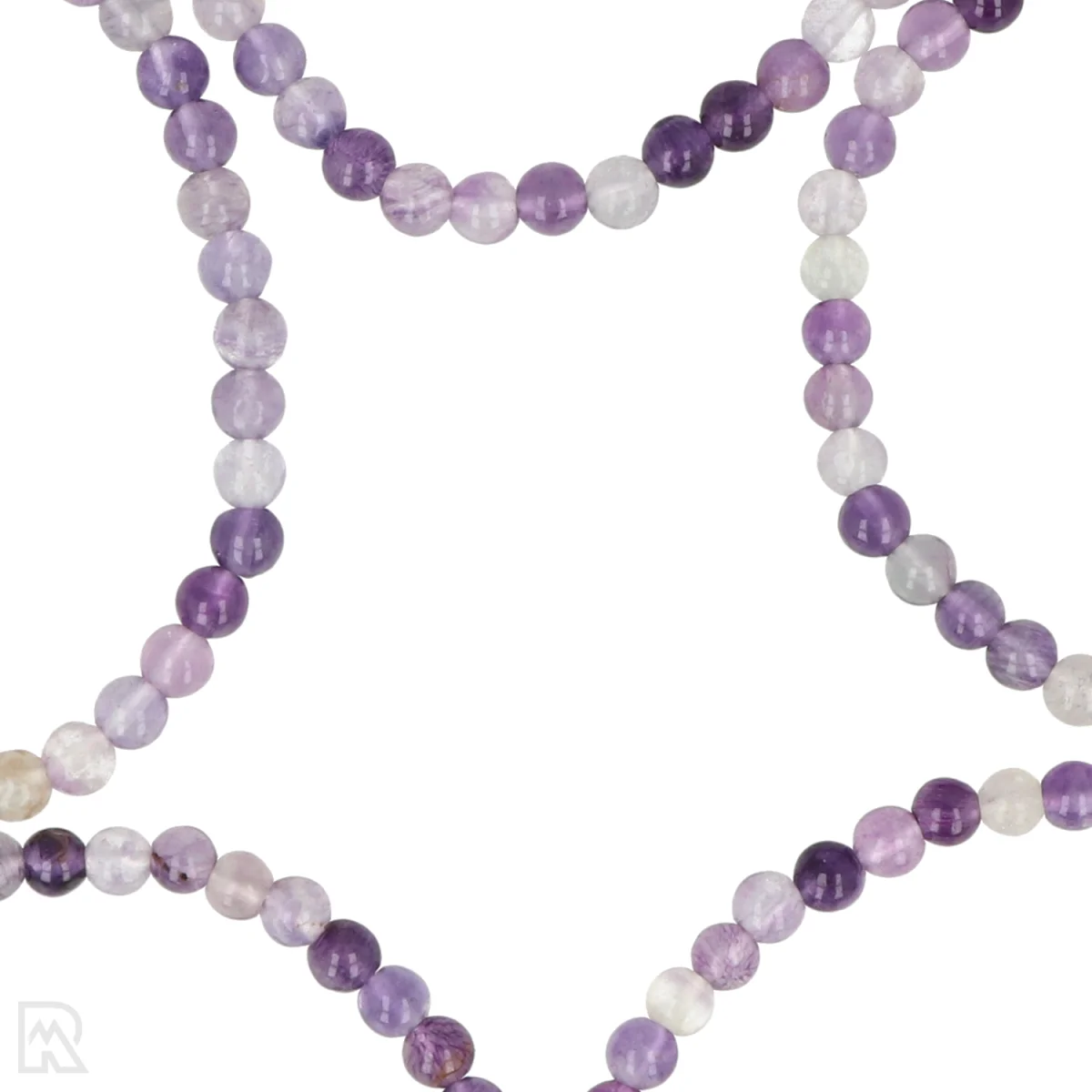 Paarse Fluoriet Kogelarmband | 4 mm 2 Paarse Fluoriet Kogelarmband | 4 mm – Bild 2