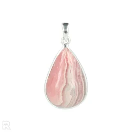 Rhodochrosiet Zilveren Hanger uit India met artikelnummer 20987