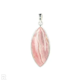 Rhodochrosiet Zilveren Hanger uit India met artikelnummer 20988