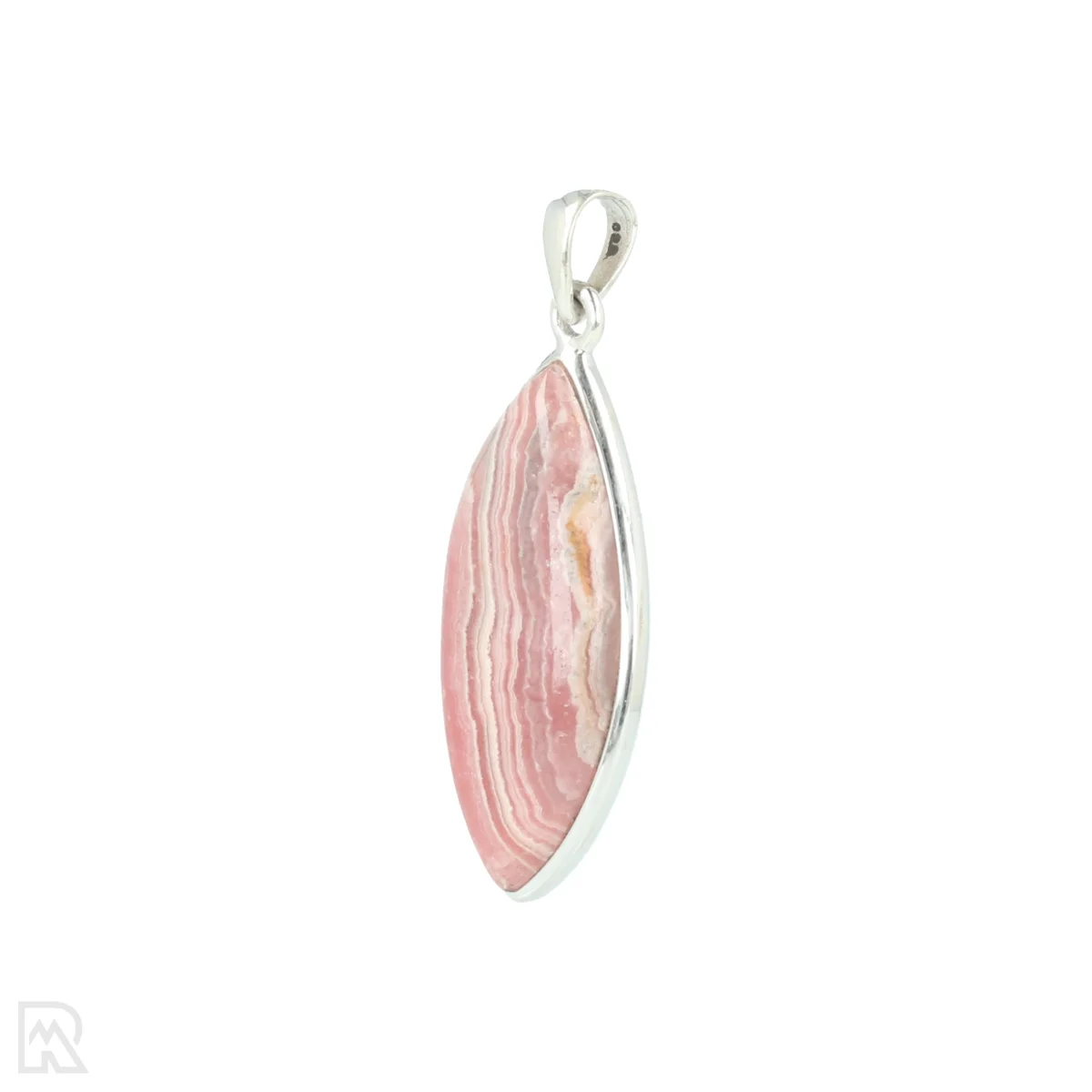 Rhodochrosiet Zilveren Hanger 2 Rhodochrosiet Zilveren Hanger uit India met artikelnummer 20988