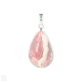 Rhodochrosiet Zilveren Hanger uit India met artikelnummer 20989