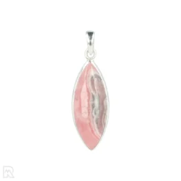Rhodochrosiet Zilveren Hanger uit India met artikelnummer 20992