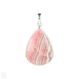 Rhodochrosiet Zilveren Hanger uit India met artikelnummer 20998