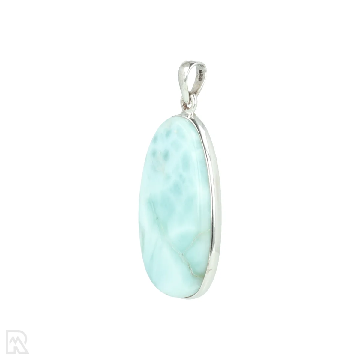 Larimar Silver Pendant 2 Larimar Zilveren Hanger - Image 2