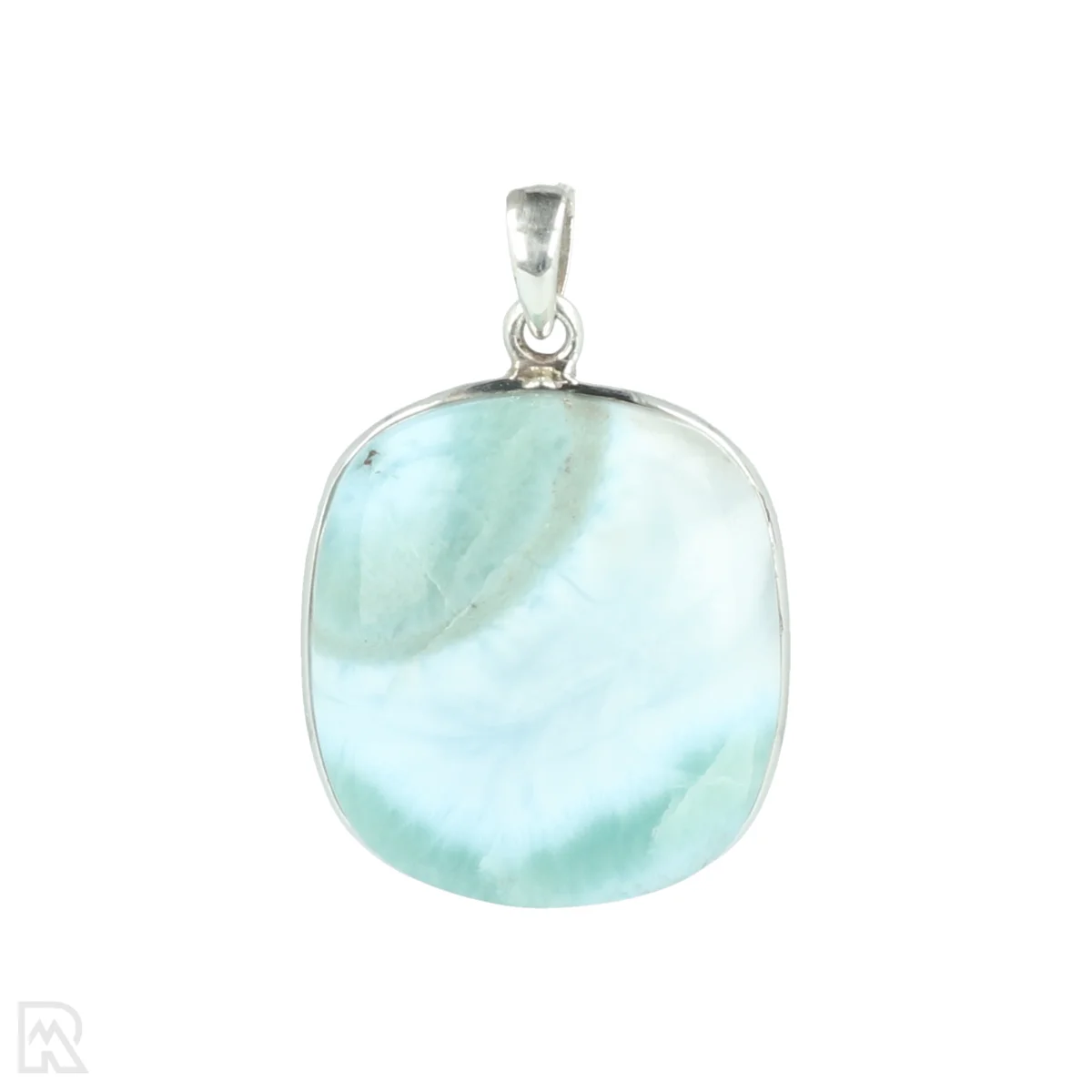 Larimar Silver Pendant 1 Larimar Silver Pendant from India with item number 21254