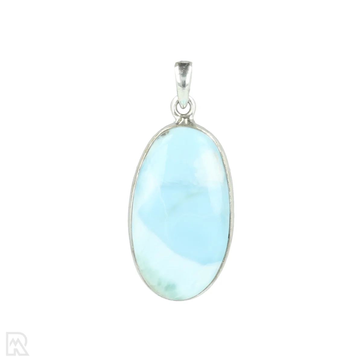 Larimar Silver Pendant 1 Larimar Silver Pendant from India with item number 21256