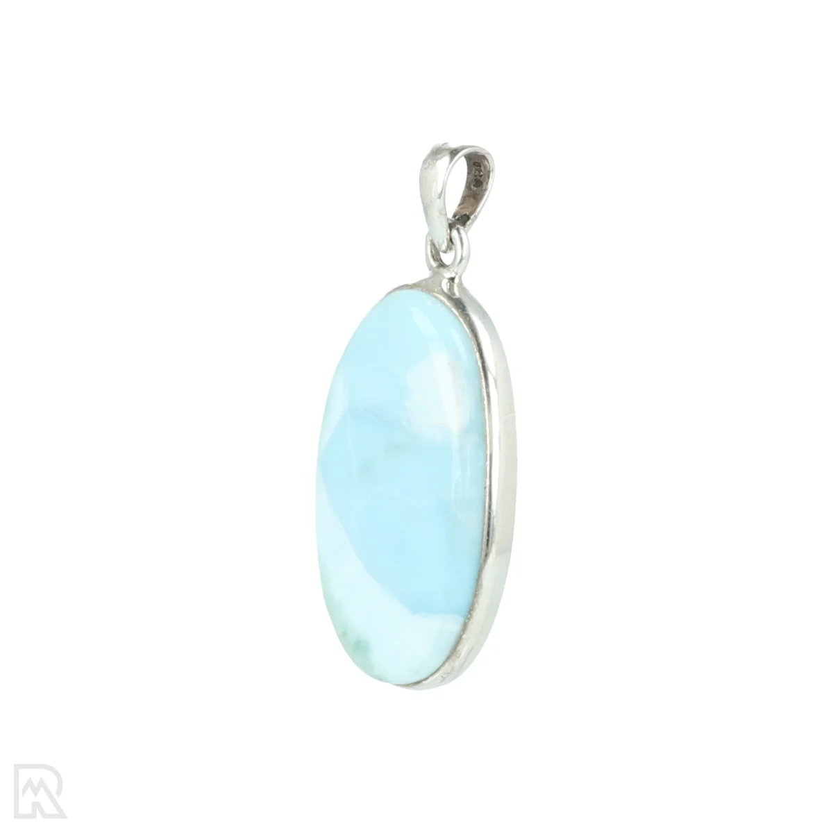 Larimar Silver Pendant 2 Larimar Silver Pendant from India with item number 21256