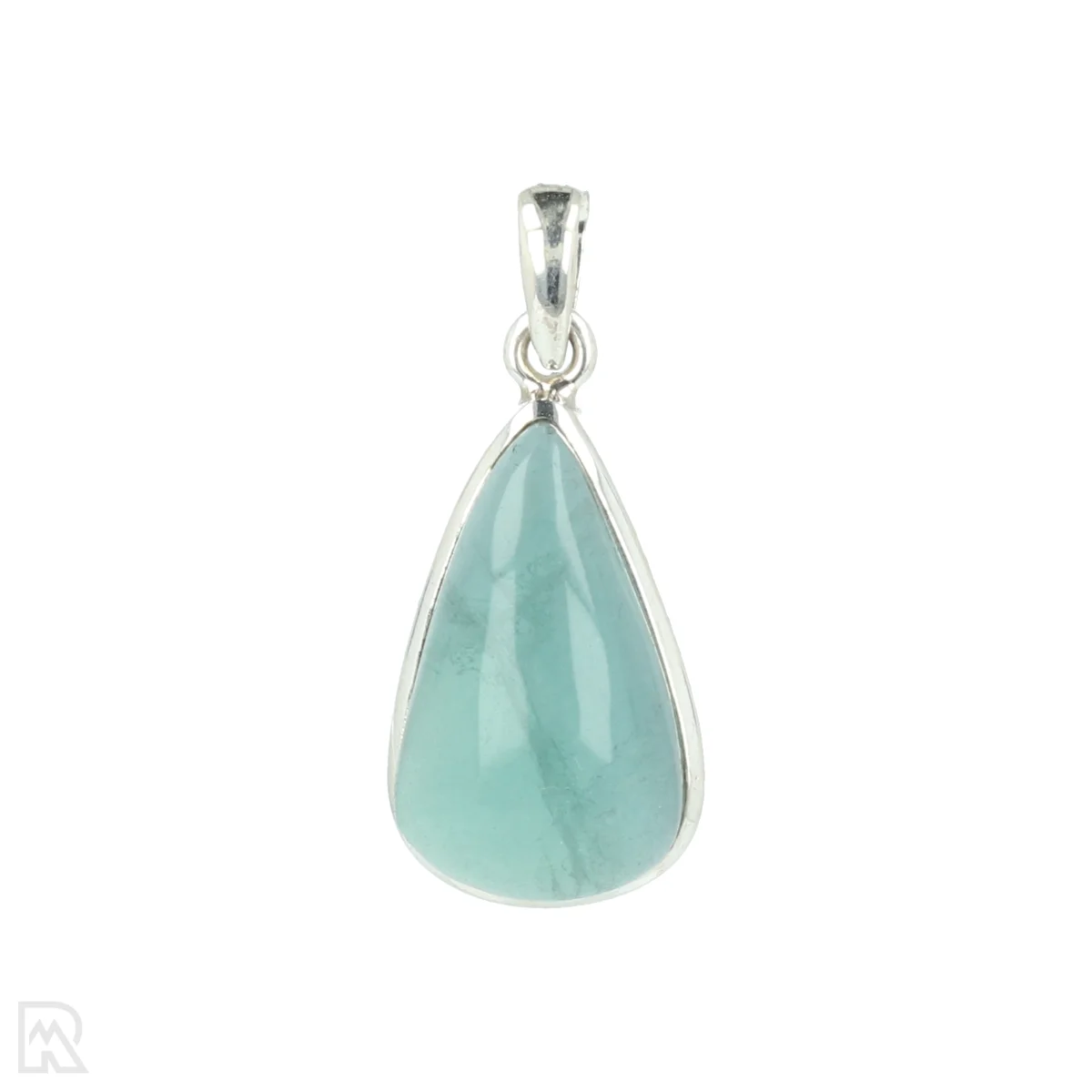 Rainbow Fluorite Silver Pendant 1 Rainbow Fluorite Silver Pendant from India with item number 21261