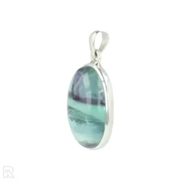 Rainbow Fluorite Silver Pendant from India with item number 21262